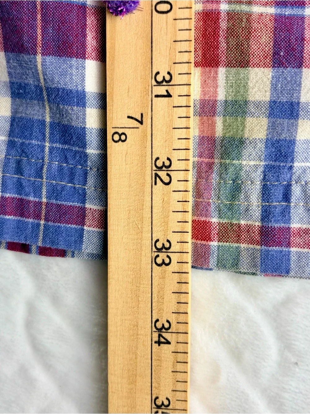 VTG Pendleton 100% Cotton 1992 Release Plaid Button Front Skirt Set Size M / 10